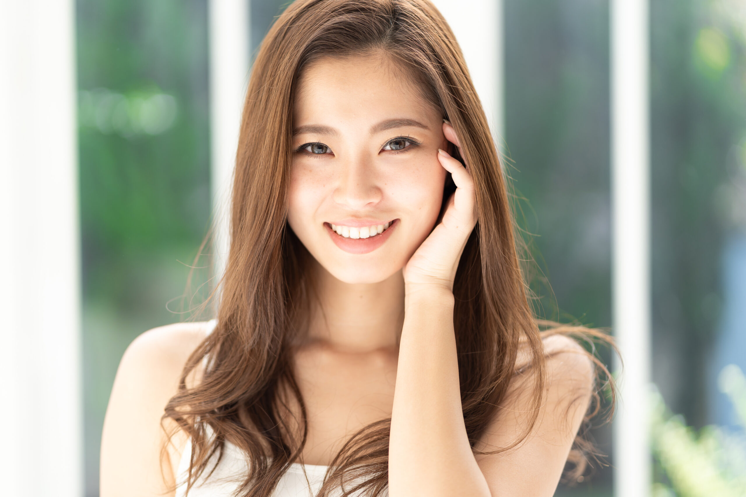 笑顔を取り戻した女性