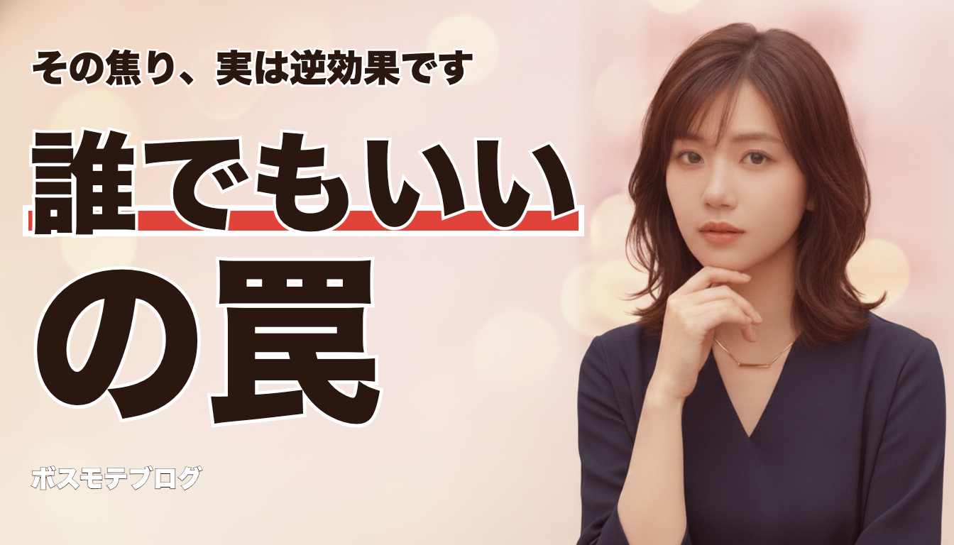 彼女欲しいのに「誰でもいいから」と思い始めたあなたへ